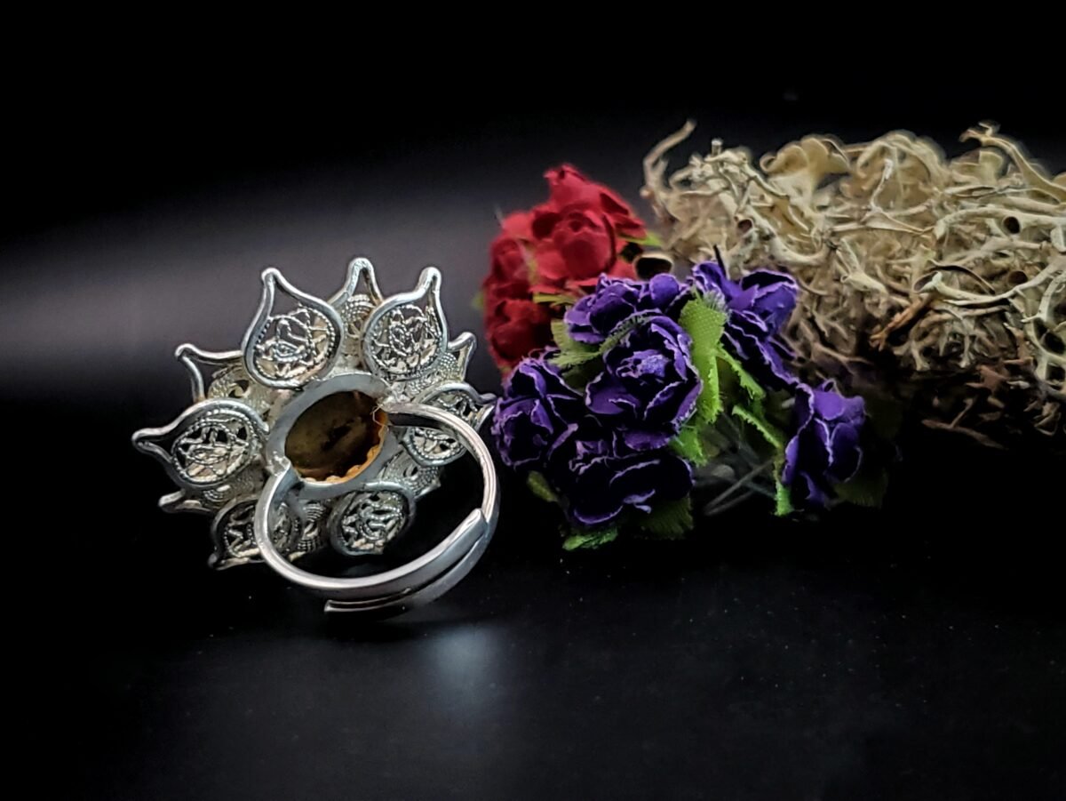 Anillo Flor y Ámbar