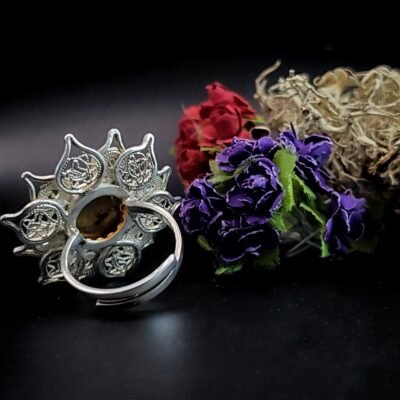 Anillo Flor y Ámbar